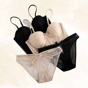 (Pack of 6) Women's Bra Panty Lingerie Set for Girl's | L-164