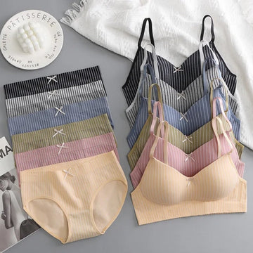 (Pack of 6) Women's Bra Panty Lingerie Set for Girl's Combo | L-20
