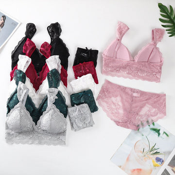 (Pack of 8) Women's Bra and Panty Lingerie Set for Women | Every Occassion |L-017