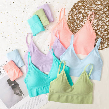 (Pack of 6) | Women's Bra Panty Lingerie Set for Girl's Combo -by Zivina | L-98