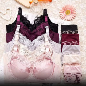 (Pack of 6) Women's Bra Panty Lingerie Set for Girl's Combo | L-28
