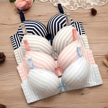 (Pack of 6) Women's Bra Panty Lingerie Set for Girl's Combo | L-29