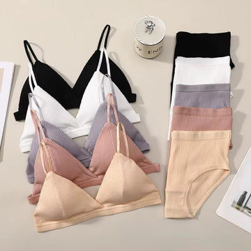 (Pack of 6) Women's Bra Panty Lingerie Set for Girl's | L-145