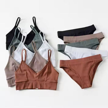 (Pack of 6) Women's Bra Panty Lingerie Set for Girl's Combo -by Zivina | L-89