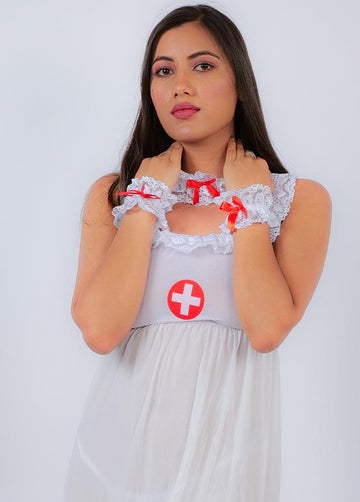 Nurse Uniform Cosplay Babydoll Dress | RD-08