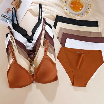 (Pack of 6) Women's Bra Panty Lingerie Set for Girl's Combo | L-83
