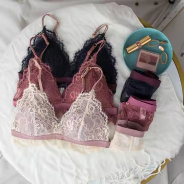 (Pack of 6) Women's Bra Panty Lingerie Set for Girl's Combo-by Zivina | L-90