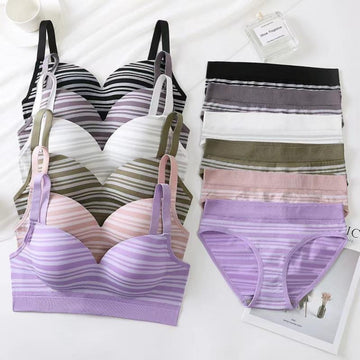 (Pack of 8) Women's Bra and Panty Lingerie Set for Women | Every Occassion | L-4