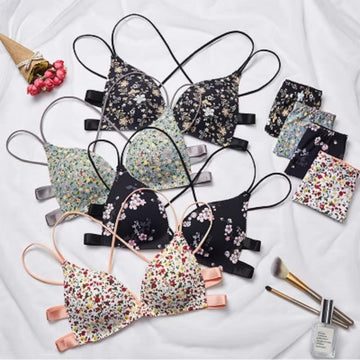 (Pack of 6) Women's Bra Panty Lingerie Set for Girl's | L-147