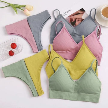 (Pack of 6) Women's Bra Panty Lingerie Set for Girl's Combo | L-07