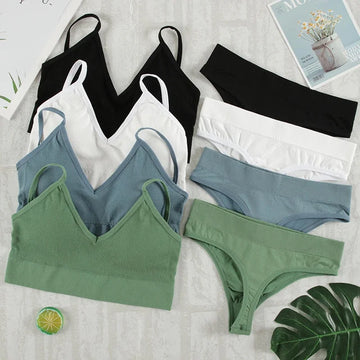 (Pack of 6) Women's Bra Panty Lingerie Set for Girl's Combo -by Zivina | L-87