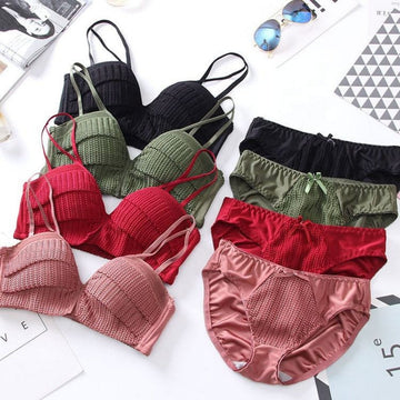 (Pack of 8) Women's Bra and Panty Lingerie Set for Women | Every Occassion | L-07