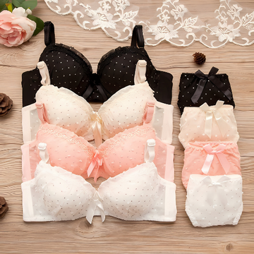 (Pack of 6) Women's Bra Panty Lingerie Set for Girl's Combo | L-59