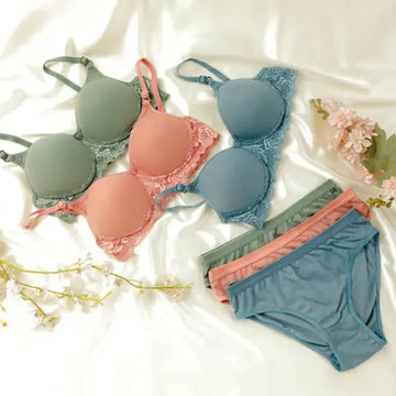 (Pack of 6) Women's Bra Panty Lingerie Set for Girl's | L-151