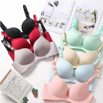 4-Pack Lightweight Push-Up Padded Bras – Comfort & Lift | PB-18