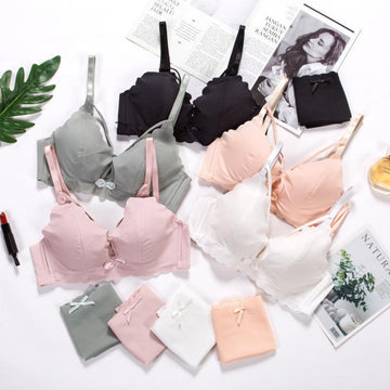(Pack of 8) Women's Bra and Panty Lingerie Set for Women | Every Occassion |L-08