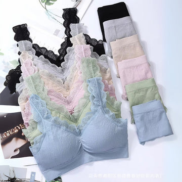 (Pack of 6) Women's Bra Panty Lingerie Set for Girl's | L-143
