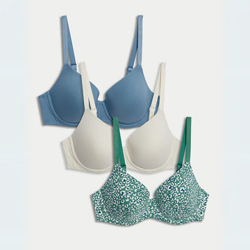 4-Pack Lightweight Push-Up Padded Bras – Comfort & Lift | PB-15