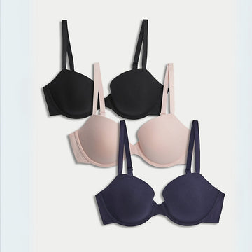 4-Pack Lightweight Push-Up Padded Bras – Comfort & Lift | PB-14