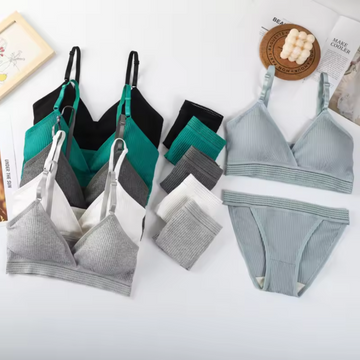 (Pack of 6) Women's Bra Panty Lingerie Set for Girl's Combo -by Zivina | L-84