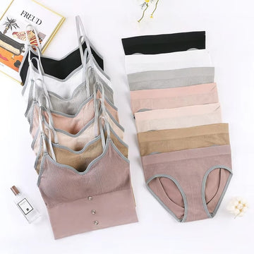 (Pack of 6) Women's Bra Panty Lingerie Set for Girl's | L-154