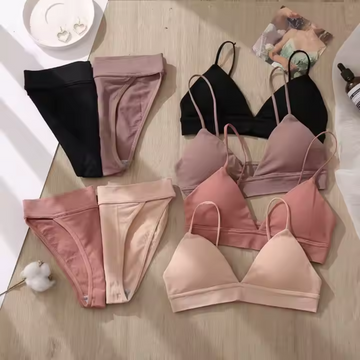 (Pack of 8) Women's Bra Panty Lingerie Set for Girl's | BP-14