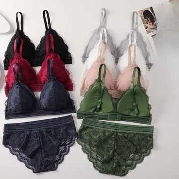 (Pack of 8) Women's Bra and Panty Lingerie Set for Women | Every Occassion |L-012