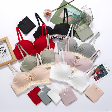 (Pack of 6) Women's Bra Panty Lingerie Set for Girl's Combo | L-53