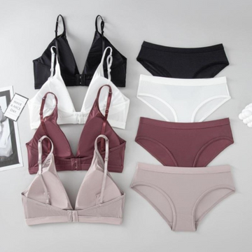 (Pack of 6) Women's Bra Panty Lingerie Set for Girl's Combo| L-76