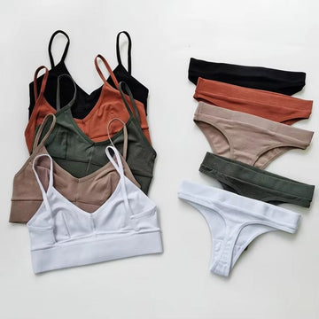 (Pack of 6) Women's Bra Panty Lingerie Set for Girl's | L-161