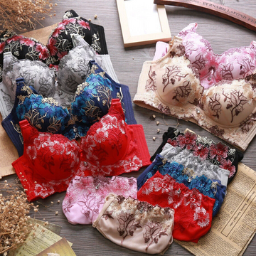 (Pack of 8) Women's Bra Panty Lingerie Set for Girl's | BP-19