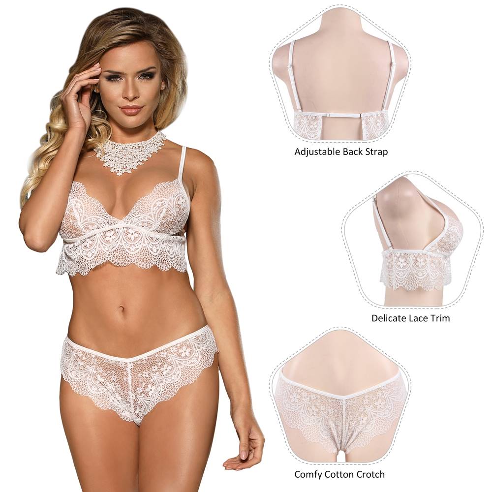 Lace 2pcs Bralette Set