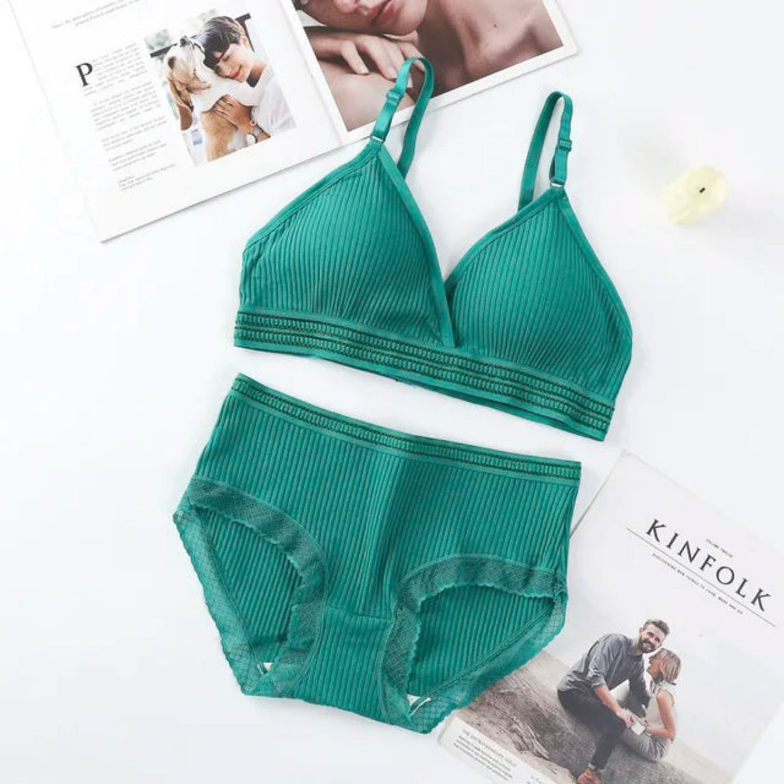 (Pack of 6) Women's  Bra Panty Lingerie Set for Girl's Combo | L-18