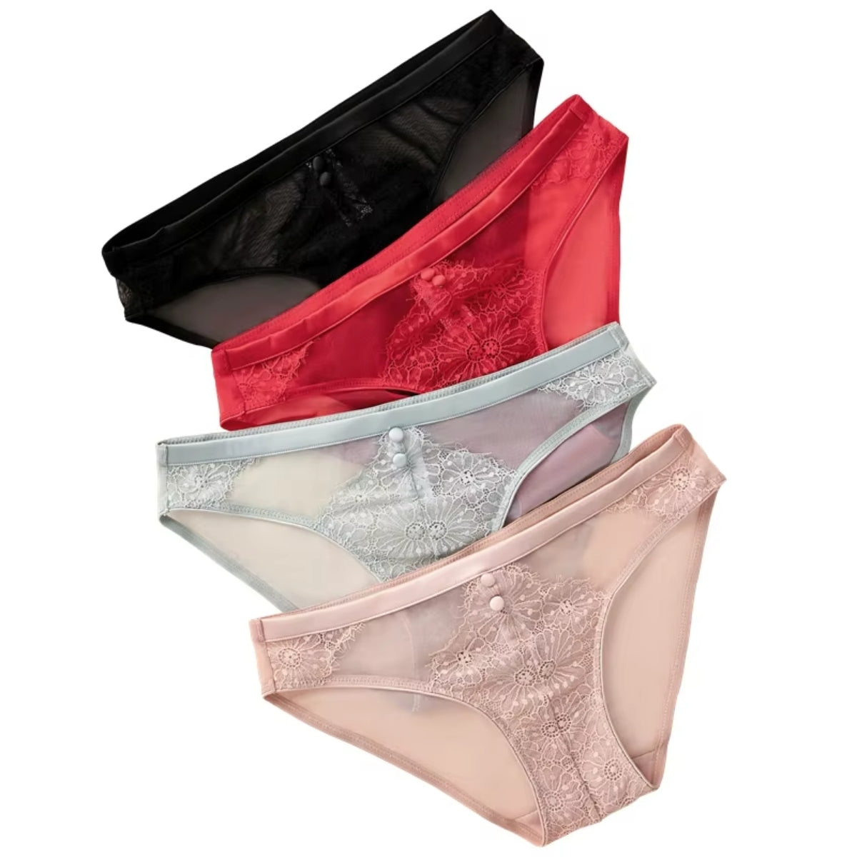 (Pack of 6) Women's  Bra Panty Lingerie Set for Girl's | L-165