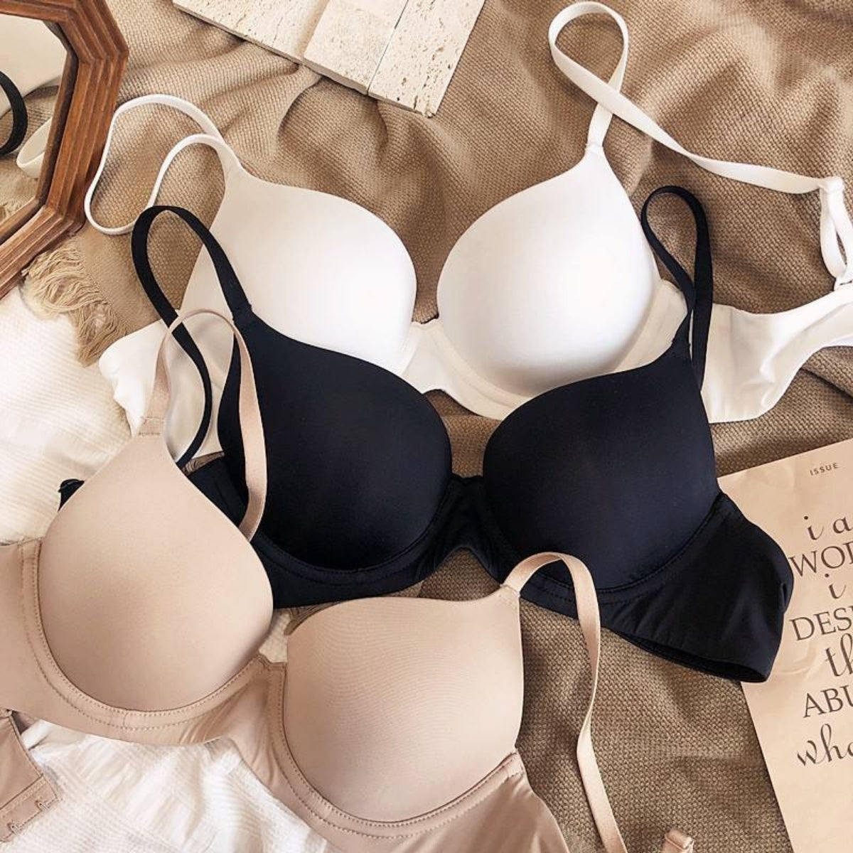 (Pack of 6) Women's Bra & Panty Lingerie Set for Girl's Combo | L-23