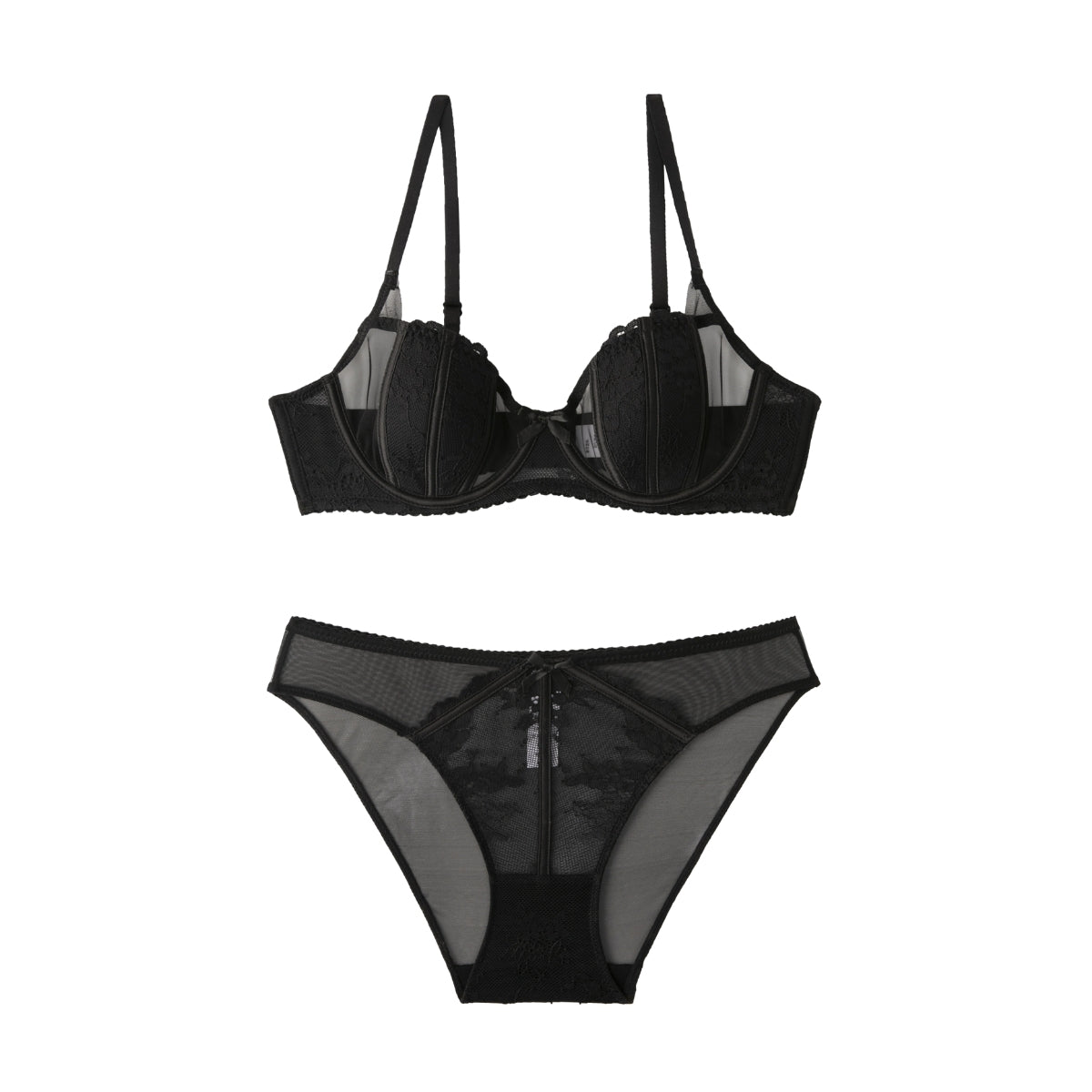 (Pack of 6) Women's  Free Bra Panty Lingerie Set for Girl's | L-166