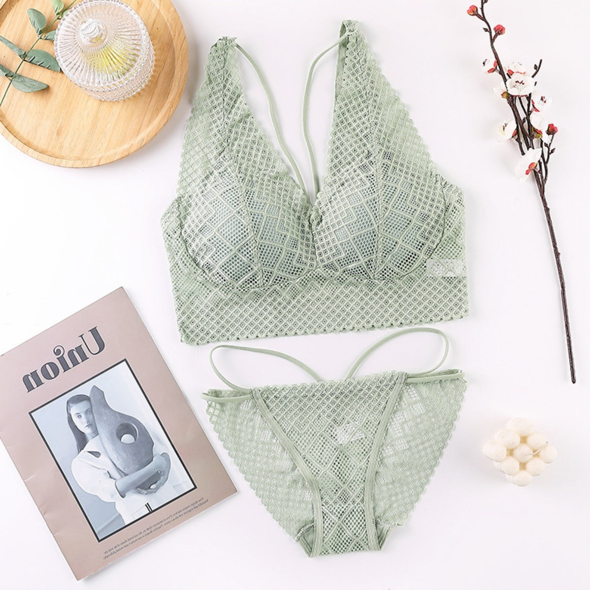 (Pack of 8) Women's  Bra and Panty Lingerie Set for Women | Every Occassion |L-018