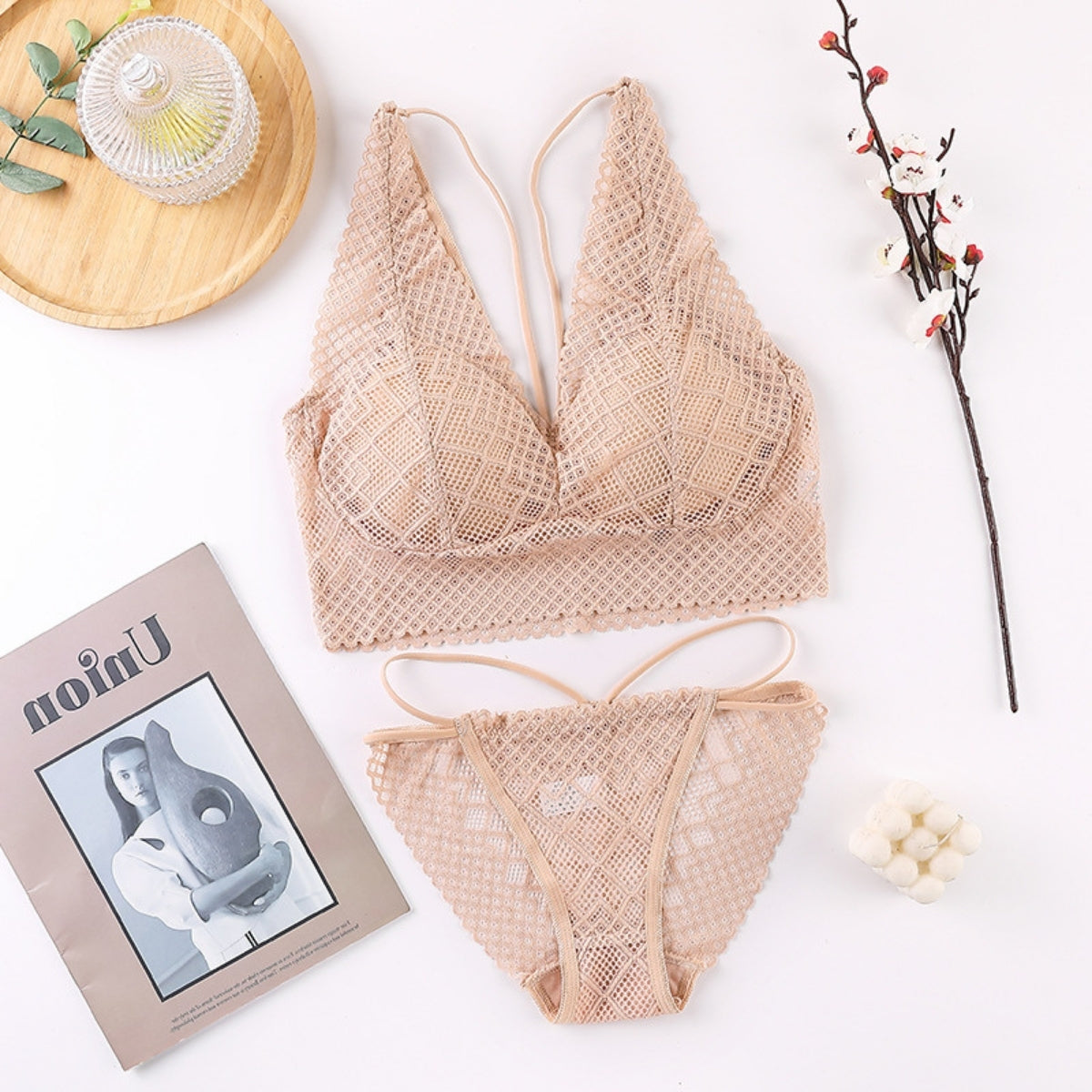 (Pack of 8) Women's  Bra and Panty Lingerie Set for Women | Every Occassion |L-018
