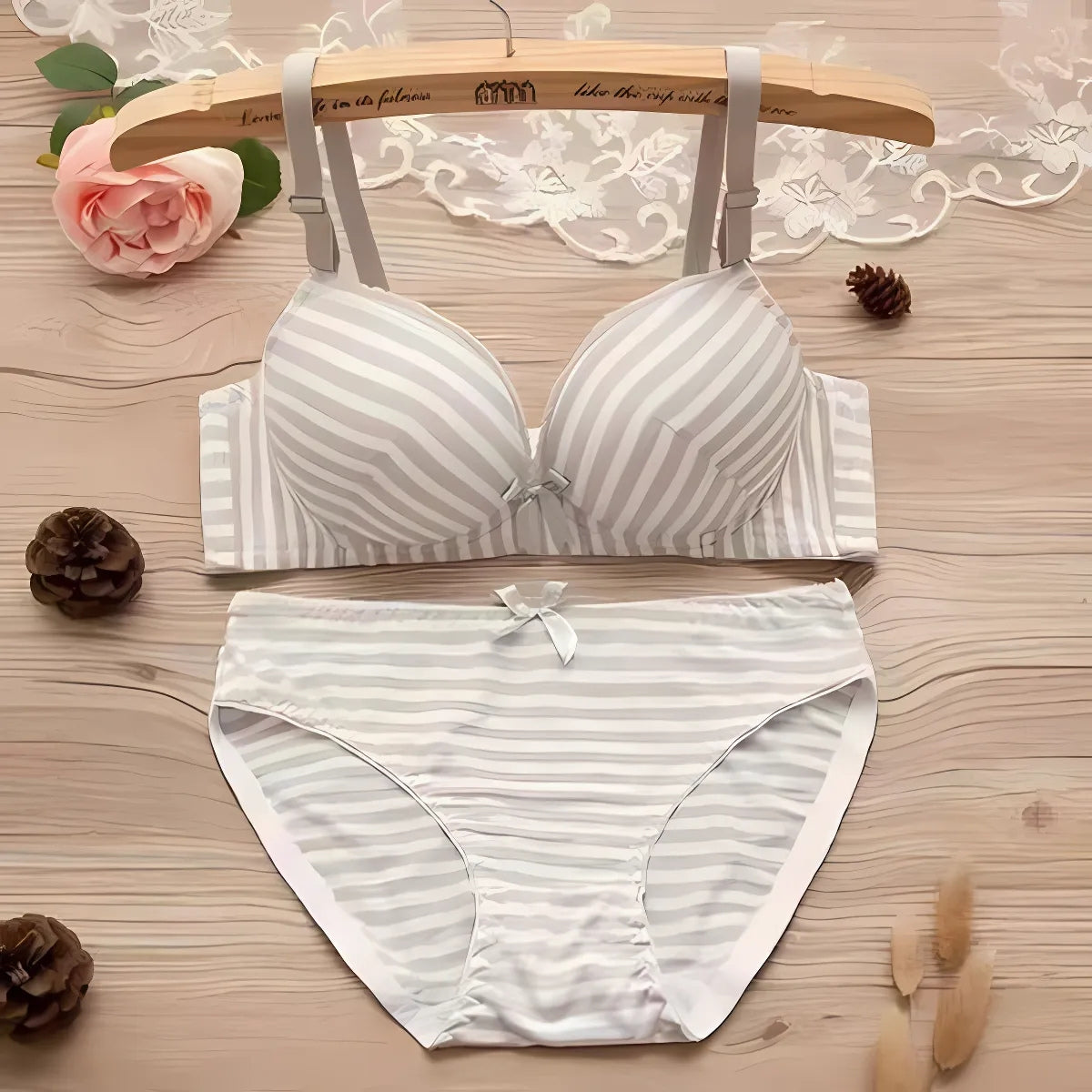 (Pack of 6) Women's  Bra Panty Lingerie Set for Girl's Combo  | L-29