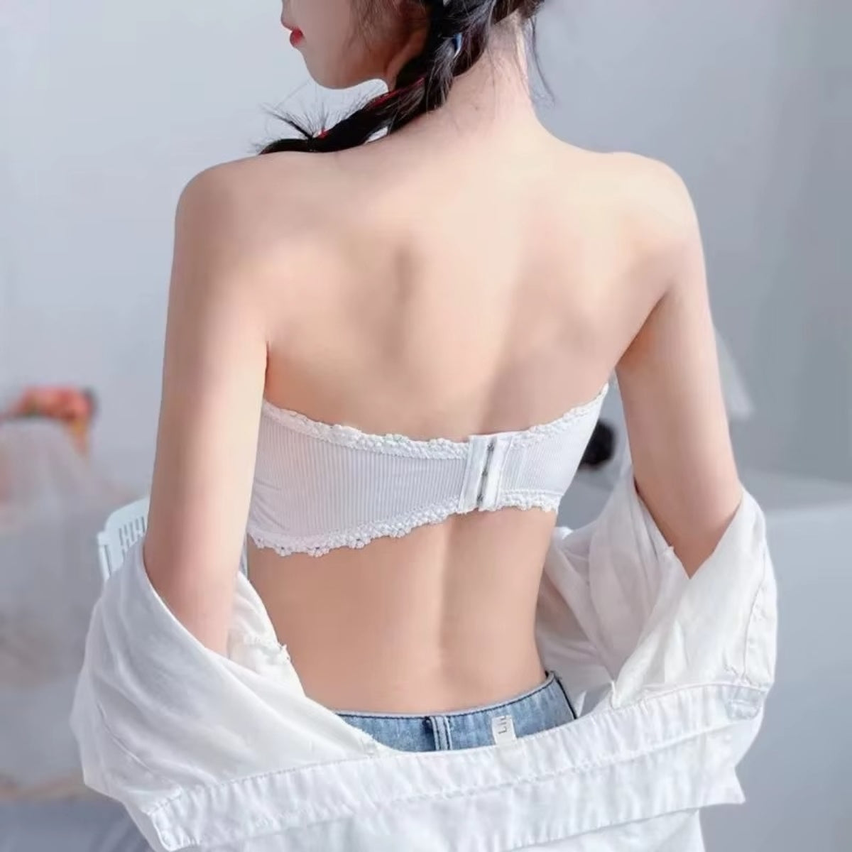 4-Pack Premium Quality Strapless Bra – Ultimate Comfort & Support | SB -13