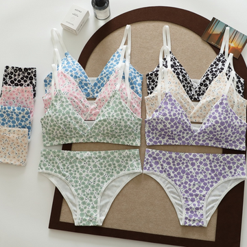 (Pack of 6) Women's  Bra Panty Lingerie Set for Girl's Combo  | L-77
