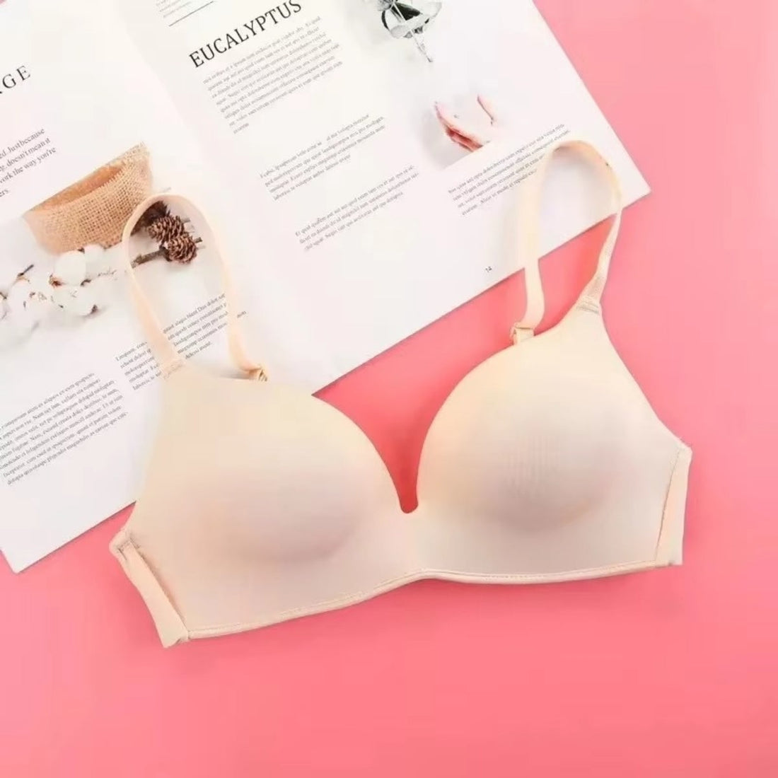 4-Pack Women’s T-Shirt Bras – Soft, Lightweight & Perfect for Everyday Wear | TB-04