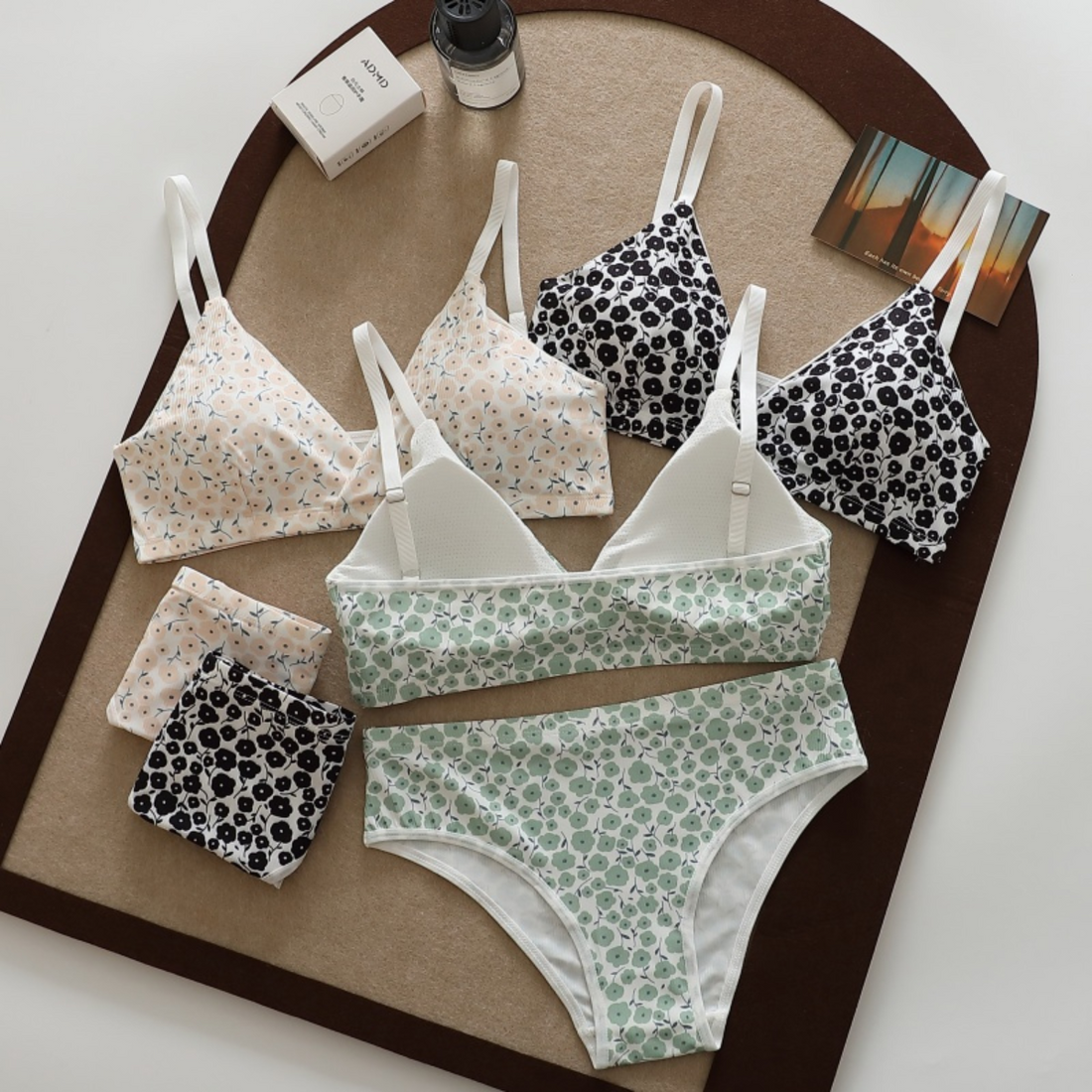 (Pack of 6) Women's  Bra Panty Lingerie Set for Girl's Combo  | L-77