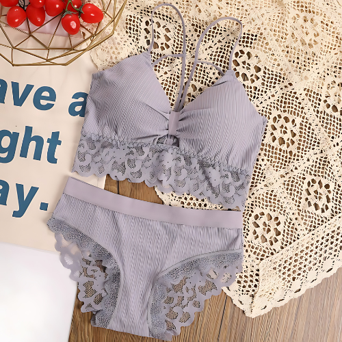 (Pack of 6) Women's Bra Panty Lingerie Set for Girl's Combo  | L-50