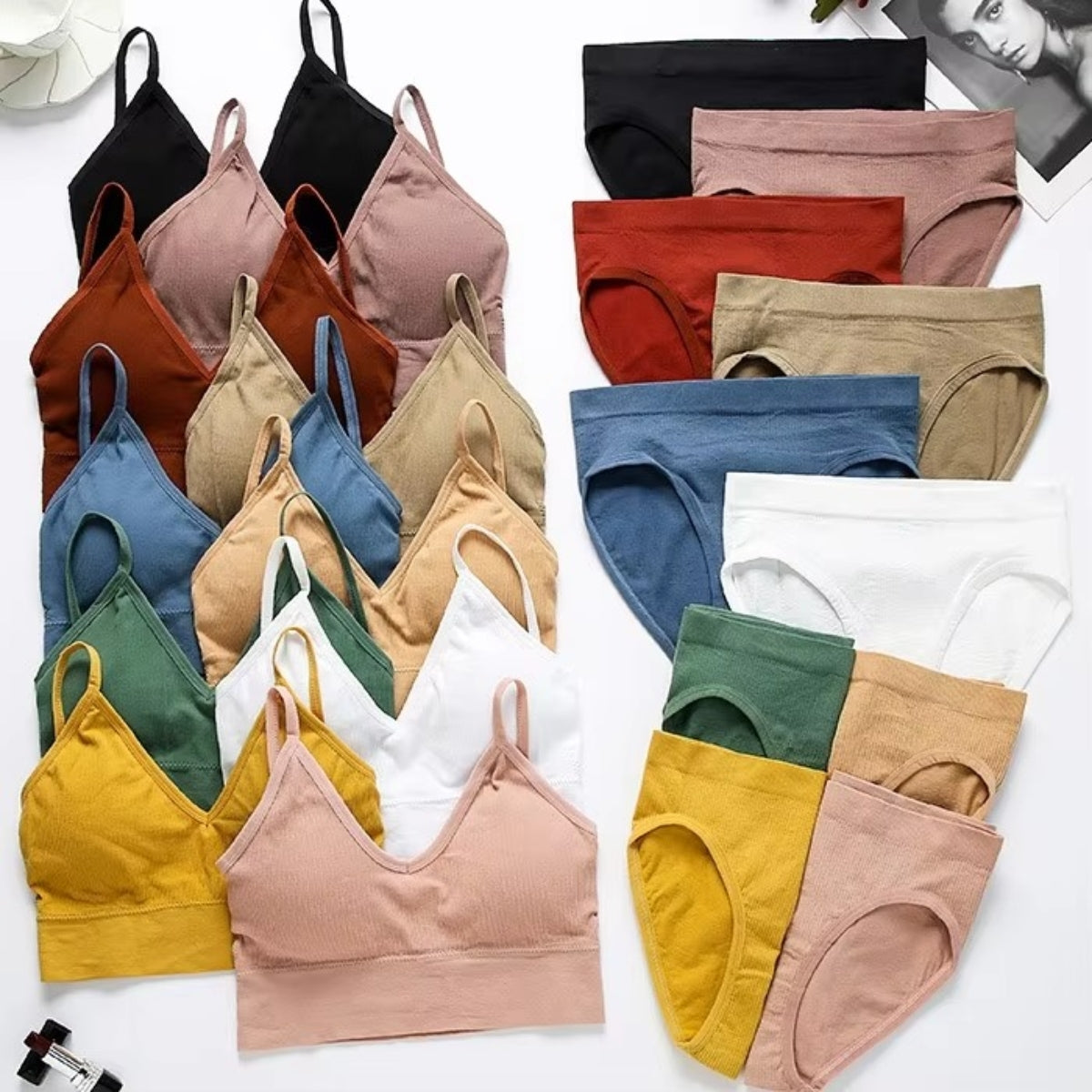 8-Piece Lingerie Combo – Feel Fabulous Every Day | BP-052