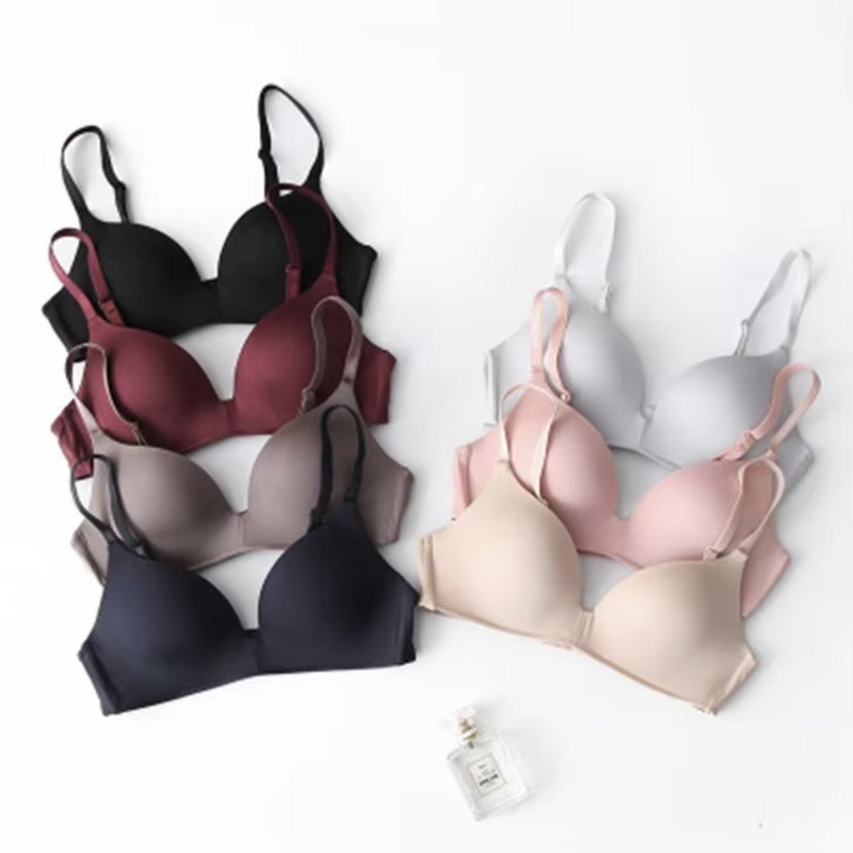4-Pack Women’s T-Shirt Bras – Soft, Lightweight & Perfect for Everyday Wear | TB-04