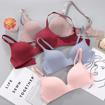 4-Pack Women’s T-Shirt Bras – Soft, Lightweight & Perfect for Everyday Wear | TB-01