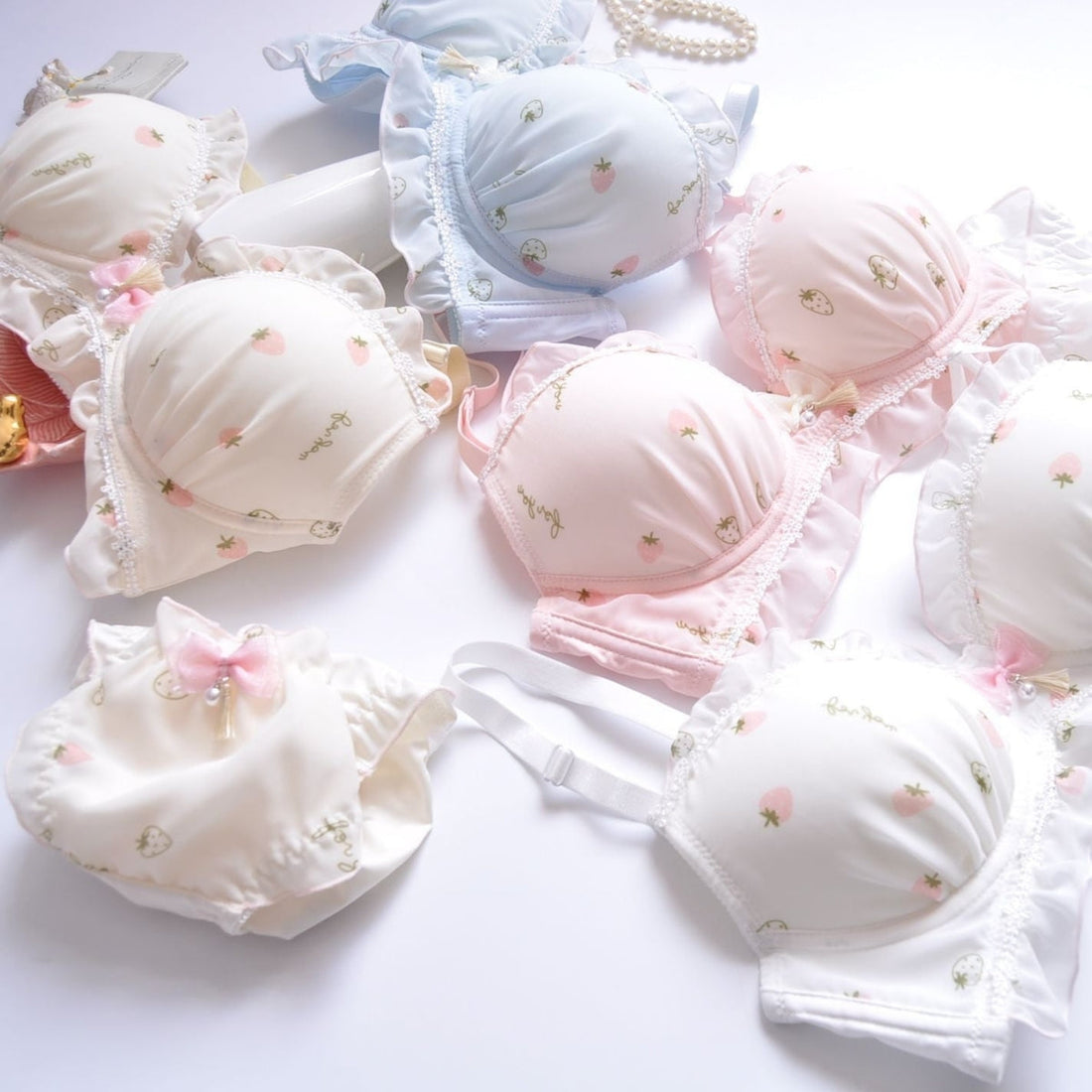 (Pack of 6) Women's  Bra Panty Lingerie Set for Girl's Combo  | L-04