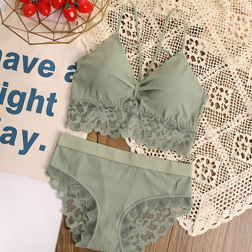 (Pack of 6) Women's Bra Panty Lingerie Set for Girl's Combo  | L-50