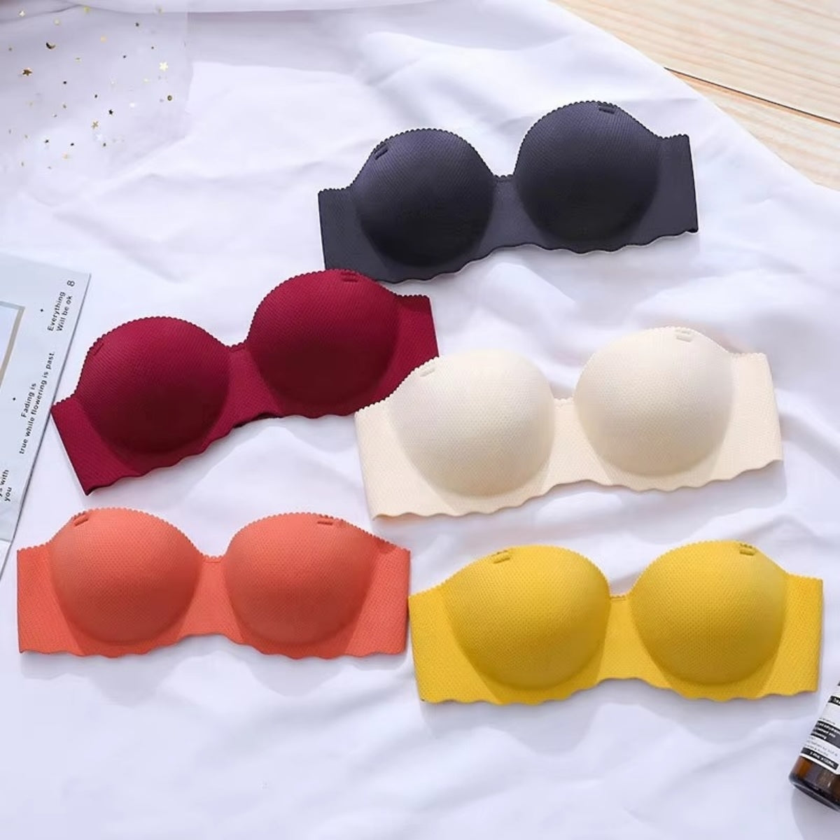 4-Pack Women’s T-Shirt Bras – Soft, Lightweight & Perfect for Everyday Wear | TB-05